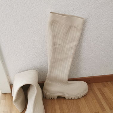 Bottes montantes élastiques 