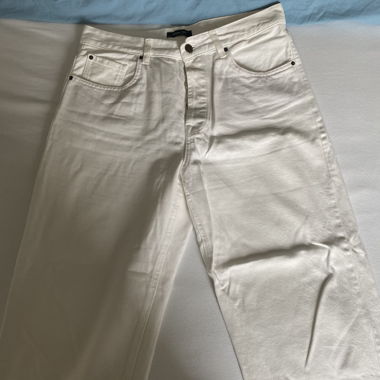 Weisse Jeans von Massimo Dutti