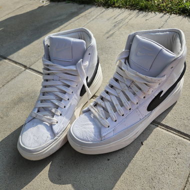 Nike sneakers bianche alte EU 40
