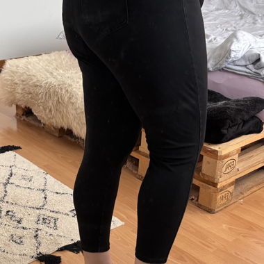Black high waist stretch leggings 2XL