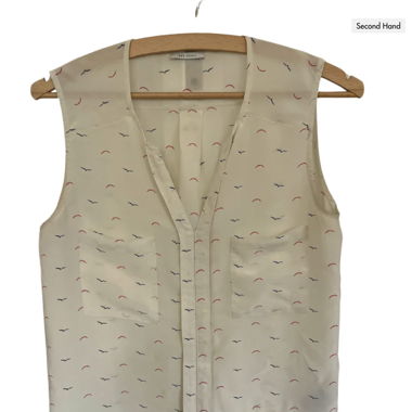 Seidenbluse ärmellos