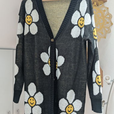 Cardigan fleuri