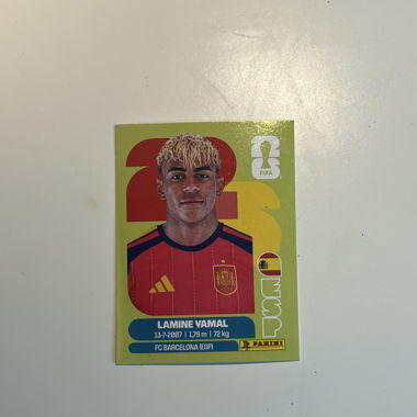 Lamine Yamal Panini Karte 1x