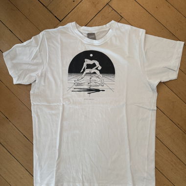 T-shirt grafica bianca Dephect