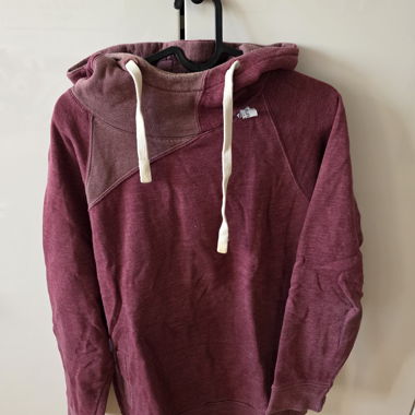Felpa con cappuccio bordeaux FRISUR