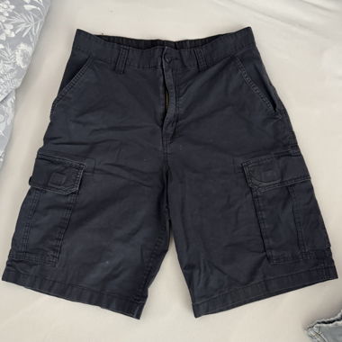 Pantaloncini cargo navy