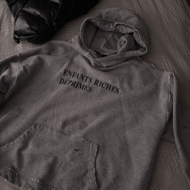 Felpa E.R.D (enfants riches déprimés) Grigia XL