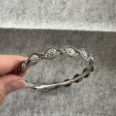 Silver-Colored Cuff Bracelet