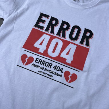 T-shirt imprimé Error 404