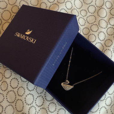 Swarovski Schwan Halskette