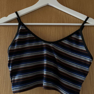 Striped Crop Top