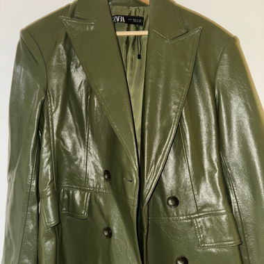 Kunstleder blazer