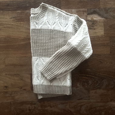 Maglione in maglia fantasia