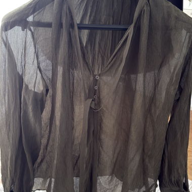 Blusa Massimo Dutti, marrone, taglia S