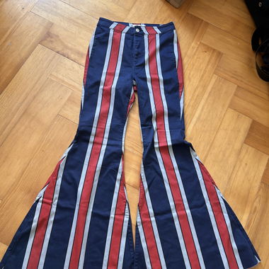 Pantalon rayé Free People
