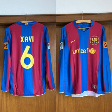Maglia FC Barcelona Xavi #6, Taglia L
