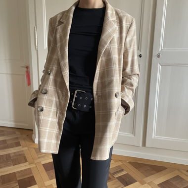 Karierter Blazer from &otherstories