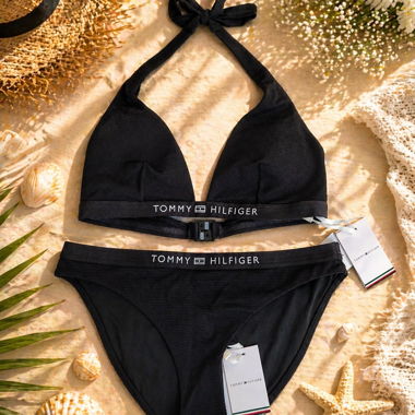 Tommy Hilfiger Black 2-Piece Swimsuit