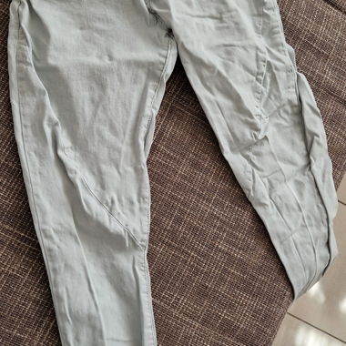 Light Ladies' Pants with Button Placket