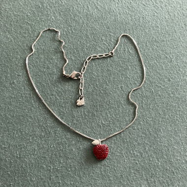 Swarovski Apfel Halskette