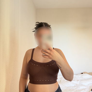 Crop top marrone Zara