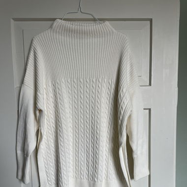 Barbour Pullover weiss ungetragen