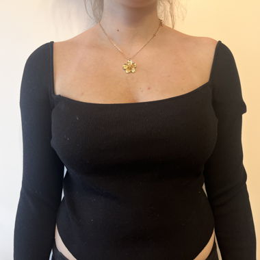 Black Long-Sleeve Top