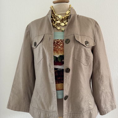 Josephine Chaus Jacket beige gold sheen 