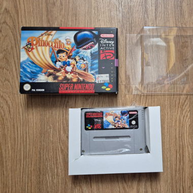 Snes Pinocchio inkl. OVP und Schutzhülle