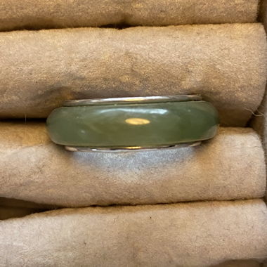Anello in Giada Verde