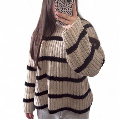 PULL&BEAR Maglione a righe