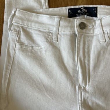 Jeans bianchi Hollister
