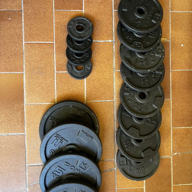 Pesi da palestra in ghisa 