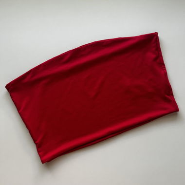 Top Crop Tube Rosso