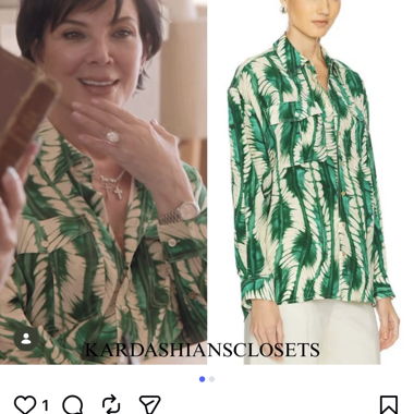 Ulla Johnson Soren Seidenhemd mit Print