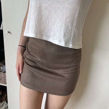 Suede Minirock Mango
