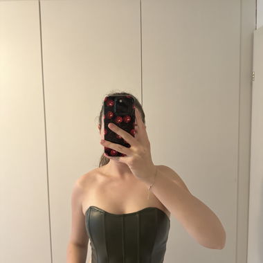 Top corset vert