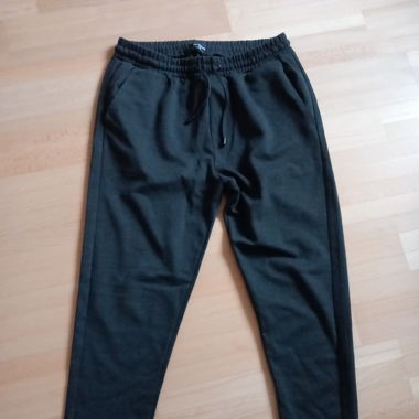 Schwarze Stoffhose XS