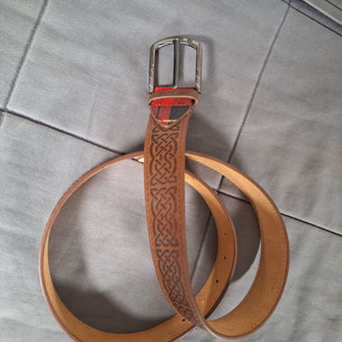 Ceinture en cuir d’Écosse
