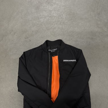 dsquared2 bombers - black&orange