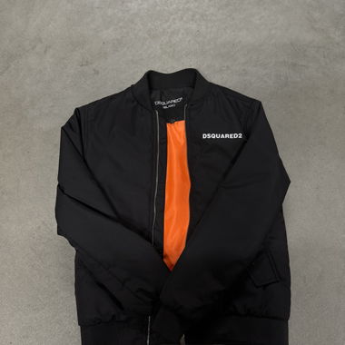 dsquared2 bombers - black&orange