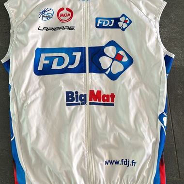 Vintage Velo-Weste FDJ Grösse 4 (L)