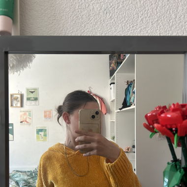 Pull à capuche jaune moutarde - C&A- Taille M