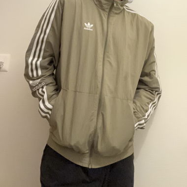 jacket without hood adidas 