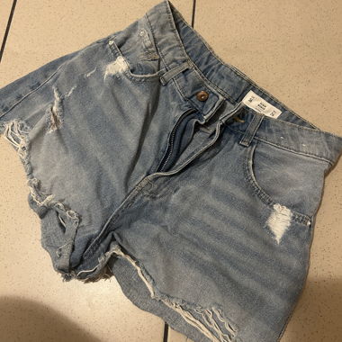 Short en jeans