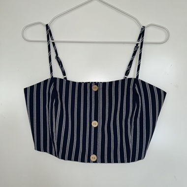 Pull&Bear Top court à rayures