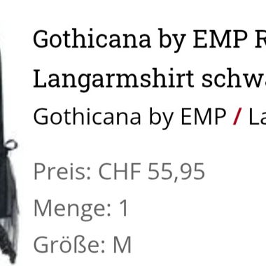 Gothic Oberteil
