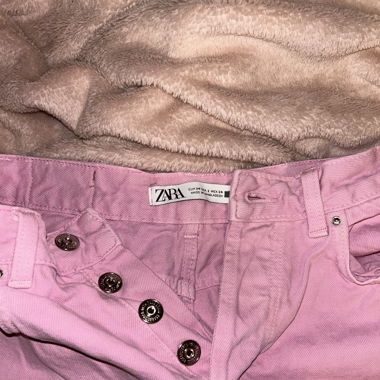 Pinke Jeanshose