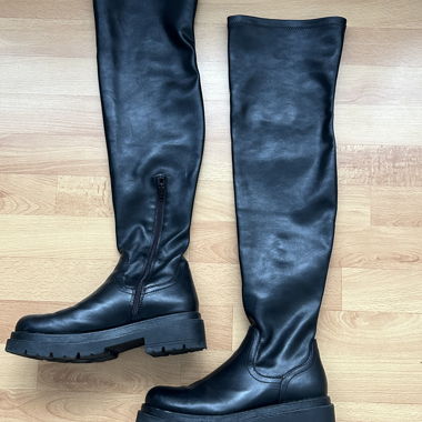 Stivali neri overknee 