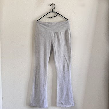 Legging pattes d’eph gris